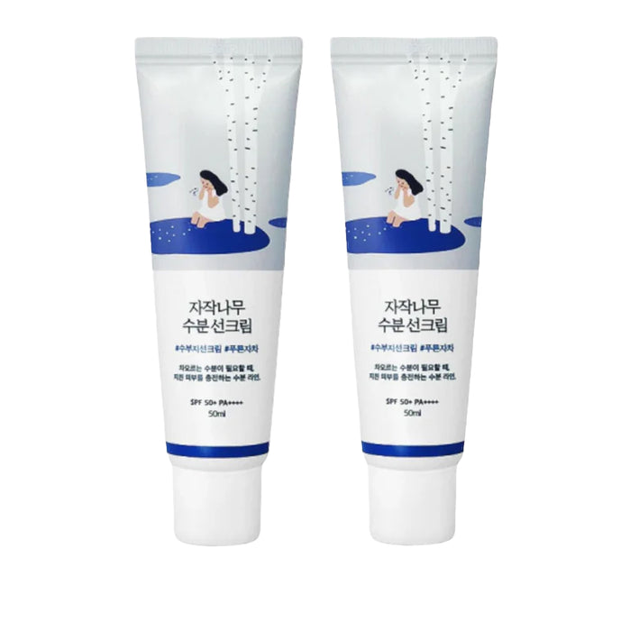 (現貨|全港免運)ROUND LAB-樺樹保濕防曬乳 SPF50+PA++++ 50ml Moisturizing Sun Cream 【平行進口產品】