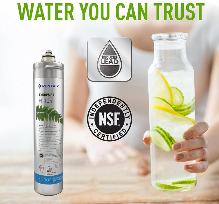 (現貨|全港免運) Pentair - Everpure H-104 濾水器替換濾芯 Quick-Change Filter Cartridge (無盒,膠膜密封包裝)