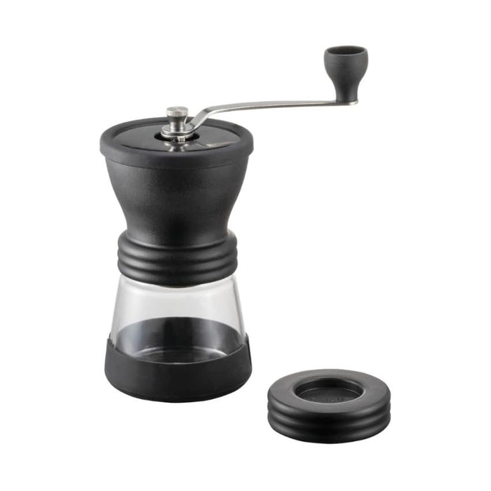 (現貨|全港免運) Hario - 2024新款 簡易手搖咖啡豆磨 Skerton N 100g容量 (陶瓷磨刀 玻璃粉槽) MSCSN-2-B【平行進口】