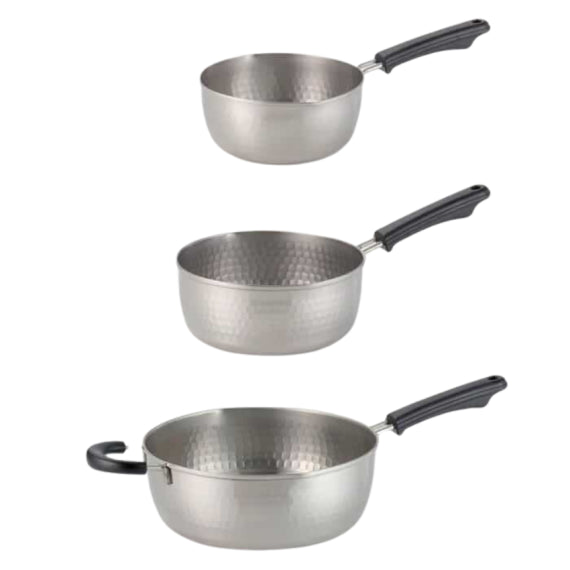 (現貨|全港免運) Yoshikawa 吉川 - 味壹 不鏽鋼雪平鍋 - 20/22/24cm【SJ3413/4/5】