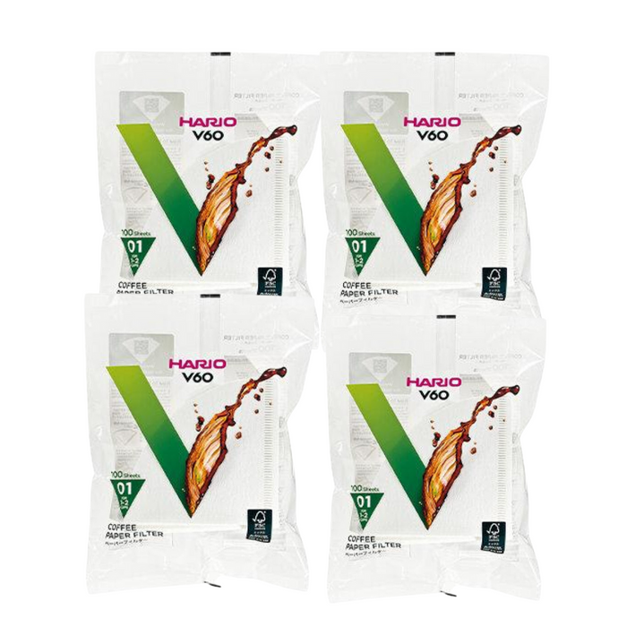 (現貨|全港免運) Hario - 200張 V60咖啡手沖濾紙 Coffee Paper Filter VCF-01/VCF-02【平行進口】