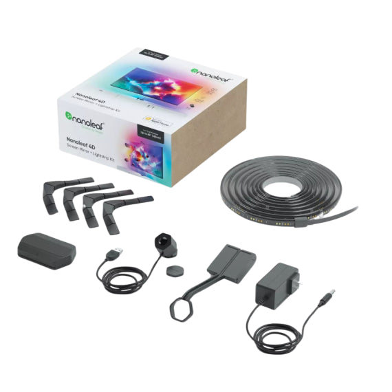 (現貨|全港免運) Nanoleaf - 4D 智能照明套裝 (螢幕鏡&智能燈帶) - 4/5.2M NF082K01-40/52LS【香港行貨|2年保養】
