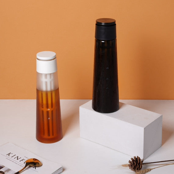 (現貨|全港免運) TIMEMORE 泰摩 | 冰錐冷泡壺 玻璃冷泡咖啡瓶 600ml (黑色/白色)【附送漏斗及清潔刷】