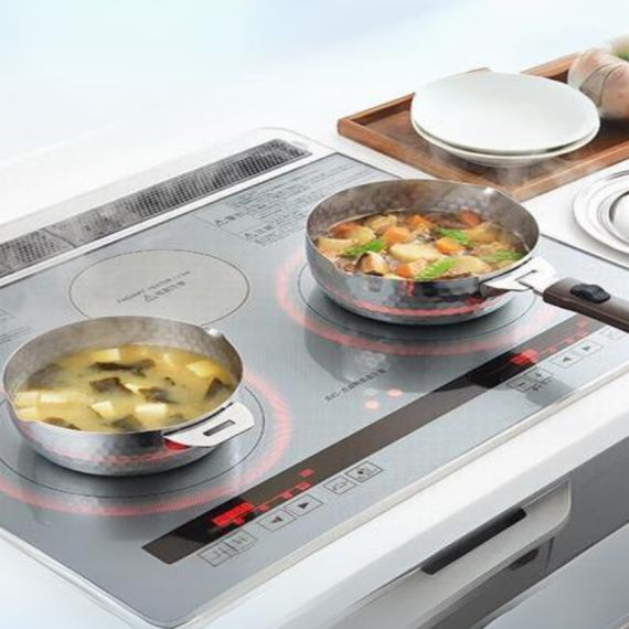 (現貨|全港免運) Yoshikawa 吉川 - 可拆式 不銹鋼雪平鍋 二合一套裝 (16-18cm)【1214960】