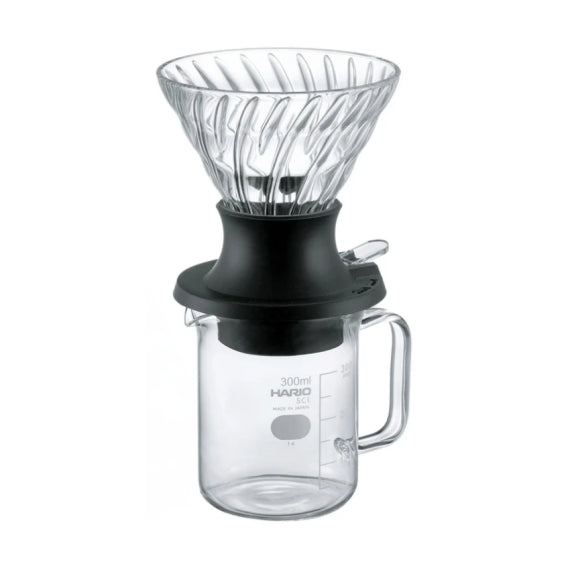 (現貨|全港免運) Hario - SWITCH 浸漬式聰明濾杯玻璃壺組套裝 SSD-5012-B (附40張濾紙)【平行進口】