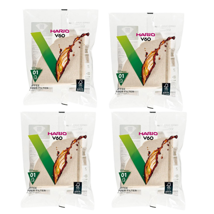 (現貨|全港免運) Hario - 200張 V60咖啡手沖濾紙 Coffee Paper Filter VCF-01/VCF-02【平行進口】