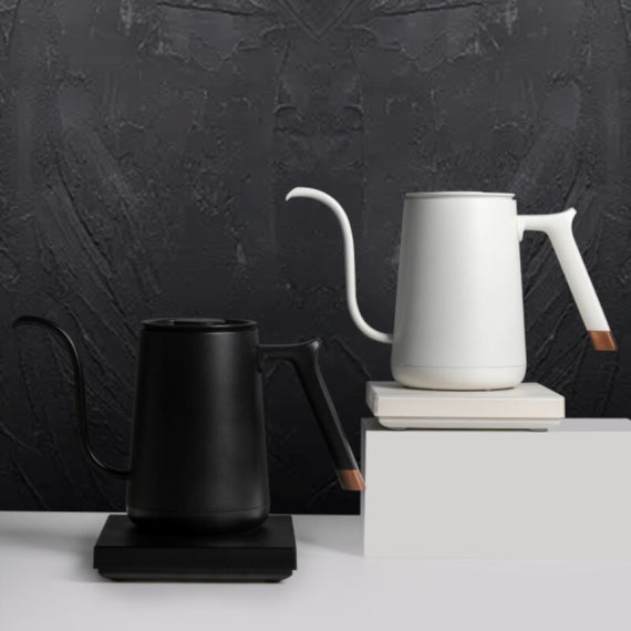 (現貨|全港免運)  Timemore 泰摩 - 魚Smart電子溫控細咀咖啡手沖壺 (600ml) 【220V 香港插頭|1年保養】