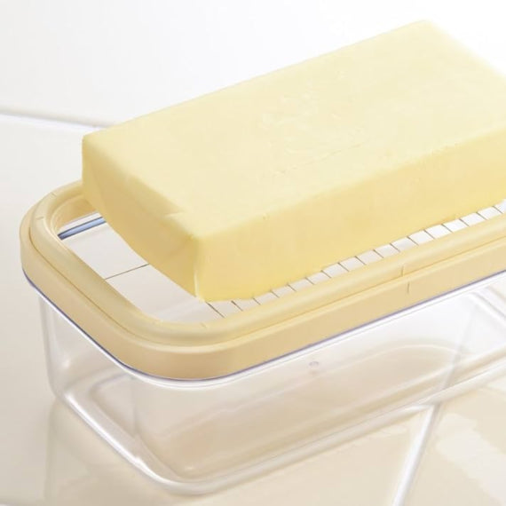 (現貨|全港免運) Yoshikawa 吉川 - 牛油切割儲存盒【SJ1994】日本製