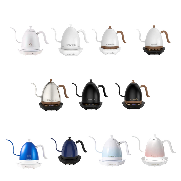(現貨|全港免運) Brewista - Artisan 細長嘴電子溫控手沖壺 (600ml) Electric Kettle 三代壺 11色可選【香港插頭|1年保養】