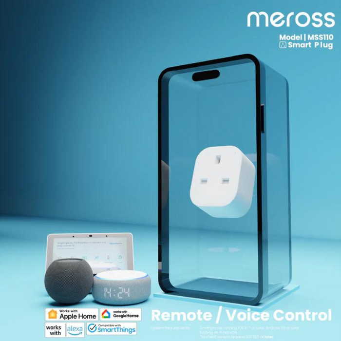 (現貨|全港免運) Meross - Smart Wi-Fi Plug Mini 單位智能插頭 MSS110【香港行貨|1年保養】