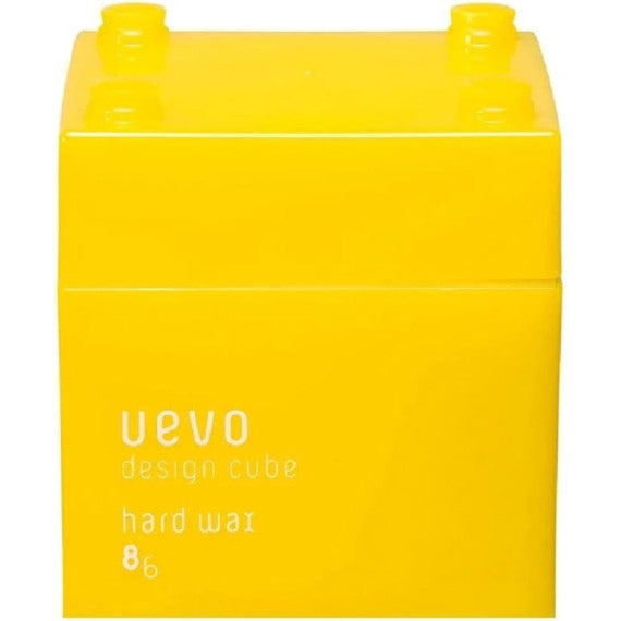 (現貨|全港免運) Demi - Uevo Design Cube 日本積木造型髮蠟 Hair Wax 80G【平行進口產品】