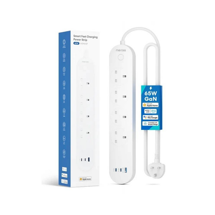 (現貨|全港免運) Meross - 65W GaN 智能快充拖板 (MSP843P)【香港行貨|1年保養】