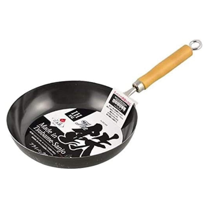 (現貨|全港免運) Pearl Metal - 木柄鐵製煎鍋平底鍋鑊 Frying Pan (26cm,HB-2403) 日本燕三條製 IH對應