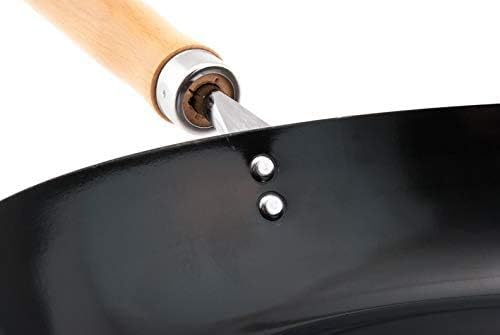 (現貨|全港免運) Pearl Metal - 木柄鐵製煎鍋平底鍋鑊 Frying Pan (26cm,HB-2403) 日本燕三條製 IH對應
