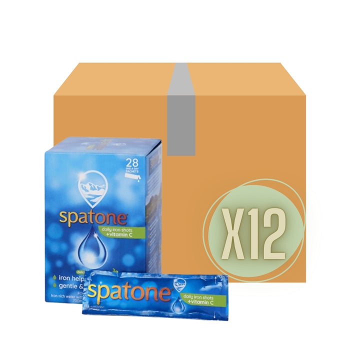 (現貨|全港免運) Spatone - 28日裝 天然鐵水 蘋果味 (每盒 25ml x 28包) 英國進口【平行進口】