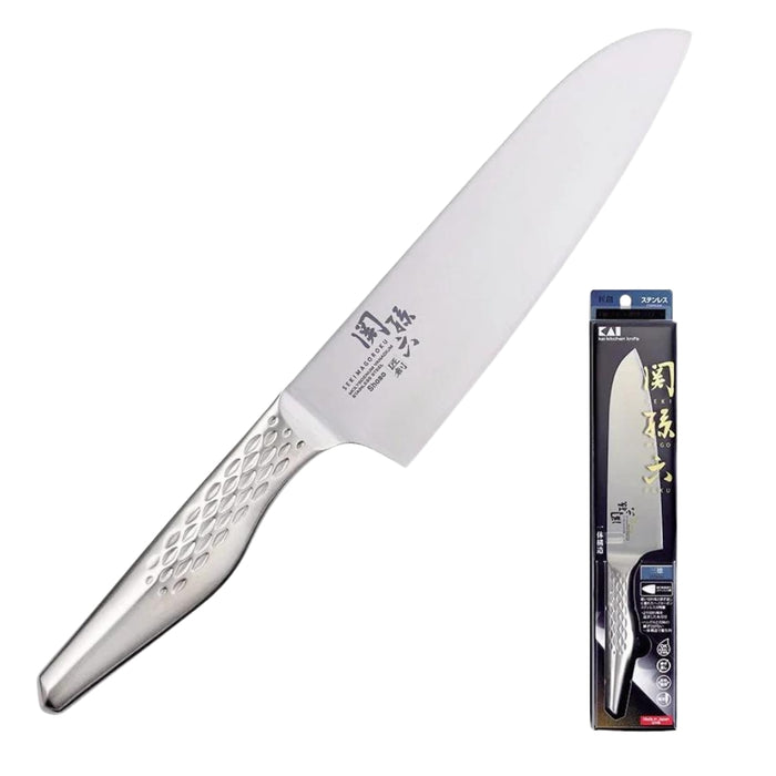 (現貨|全港免運) KAI - 貝印 關孫六匠創 一體成形三德刀 多用途型廚刀 (165mm) AB5156 日本製【平行進口】