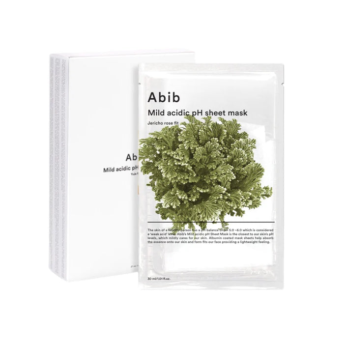 (現貨|全港免運)Abib-韓國 弱酸性復活草面膜 (30mlx10ea) Mild Acidic pH Sheet Mask【平行進口產品】
