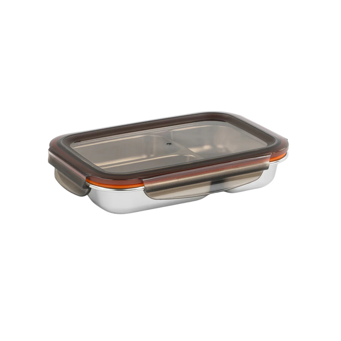 (現貨|全港免運) Cuitisan - 分隔款 304不鏽鋼飯盒餐盒午餐盒 Lunch Box 可微波爐翻熱 韓國製 (長方形)