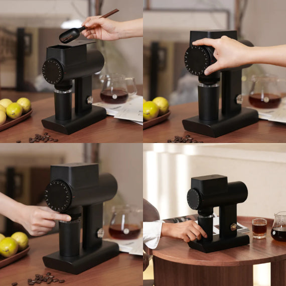 (現貨|全港免運)Timemore 泰摩 - 64mm平刀盤 雕刻家064S 咖啡研磨機 電動磨豆機 Sculptor系列 (64mm Flat Burrs) - 黑/白【1年保養】