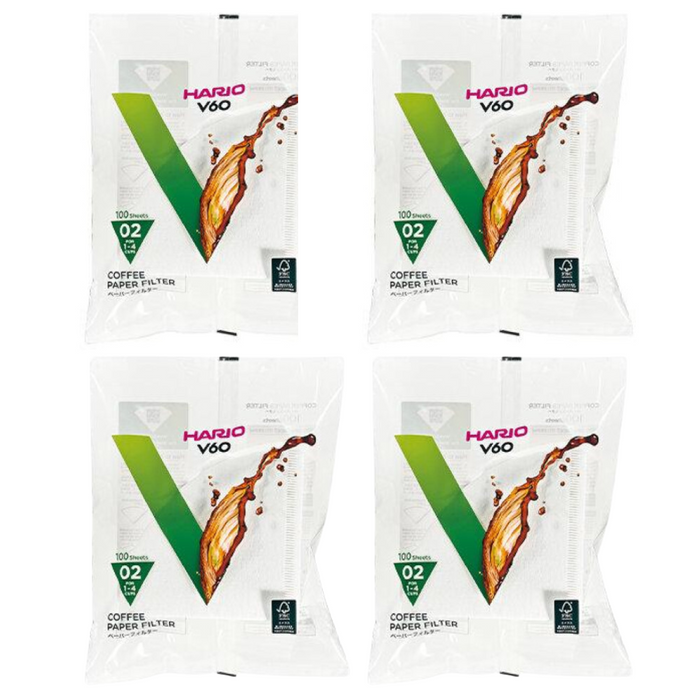 (現貨|全港免運) Hario - 200張 V60咖啡手沖濾紙 Coffee Paper Filter VCF-01/VCF-02【平行進口】