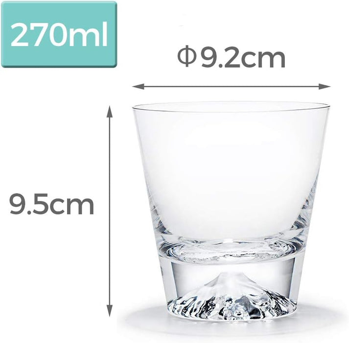(現貨|全港免運) 田島硝子 - 江戸硝子富士山玻璃酒杯 Tajima Glass (270ml, TG15-015-R)【附真品證書卡】