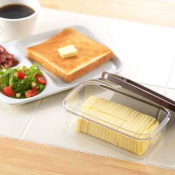 (現貨|全港免運) Yoshikawa 吉川 - 牛油切割儲存盒【SJ1994】日本製