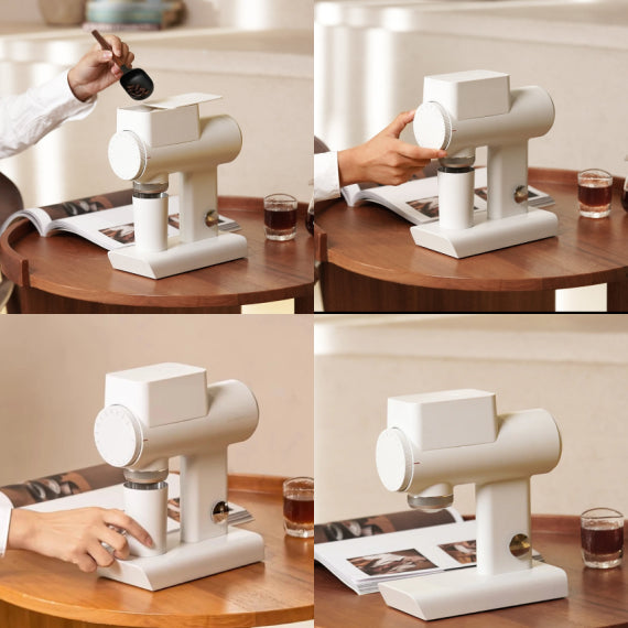 (現貨|全港免運)Timemore 泰摩 - 64mm平刀盤 雕刻家064S 咖啡研磨機 電動磨豆機 Sculptor系列 (64mm Flat Burrs) - 黑/白【1年保養】