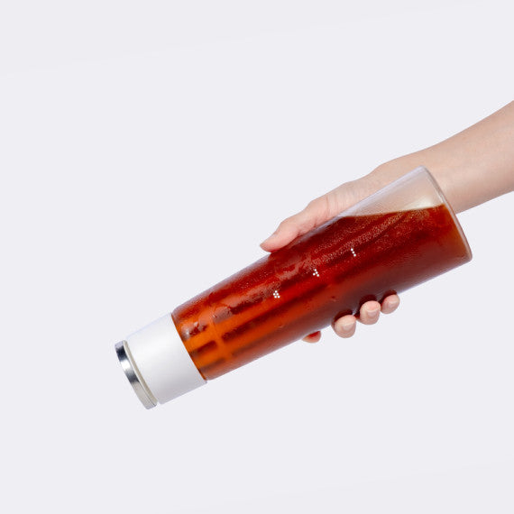 (現貨|全港免運) TIMEMORE 泰摩 | 冰錐冷泡壺 玻璃冷泡咖啡瓶 600ml (黑色/白色)【附送漏斗及清潔刷】