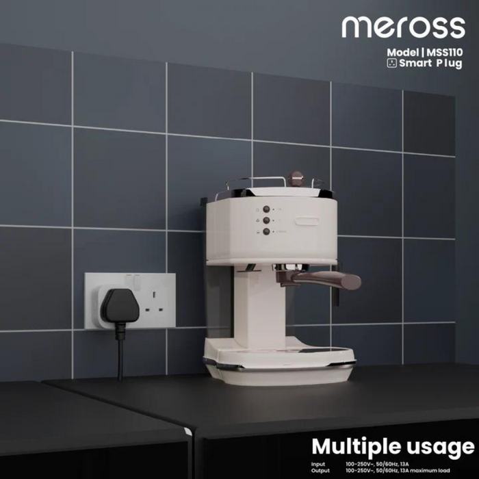 (現貨|全港免運) Meross - Smart Wi-Fi Plug Mini 單位智能插頭 MSS110【香港行貨|1年保養】