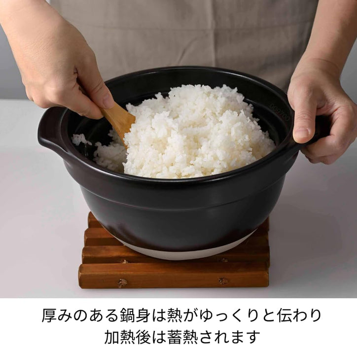 (現貨|全港免運) Hario - GOHANGAMA Glass Lid Rice Cooker 萬古燒陶瓷飯煲煮飯鍋 2024新款 日本製蛋形飯釜【平行進口】