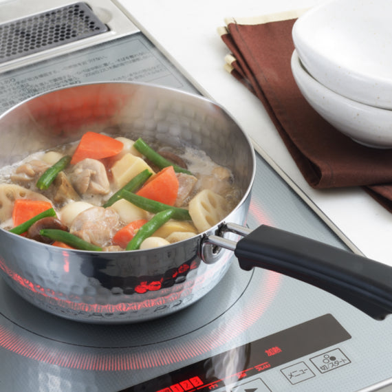 (現貨|全港免運) Yoshikawa 吉川 - 味壹 不鏽鋼雪平鍋 - 20/22/24cm【SJ3413/4/5】