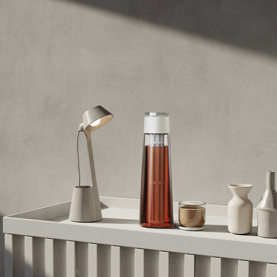 (現貨|全港免運) TIMEMORE 泰摩 | 冰錐冷泡壺 玻璃冷泡咖啡瓶 600ml (黑色/白色)【附送漏斗及清潔刷】