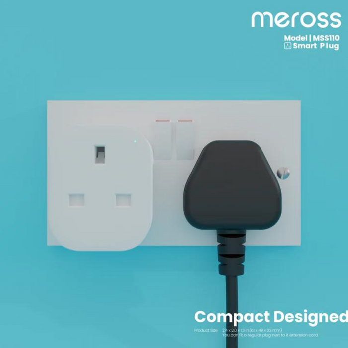 (現貨|全港免運) Meross - Smart Wi-Fi Plug Mini 單位智能插頭 MSS110【香港行貨|1年保養】