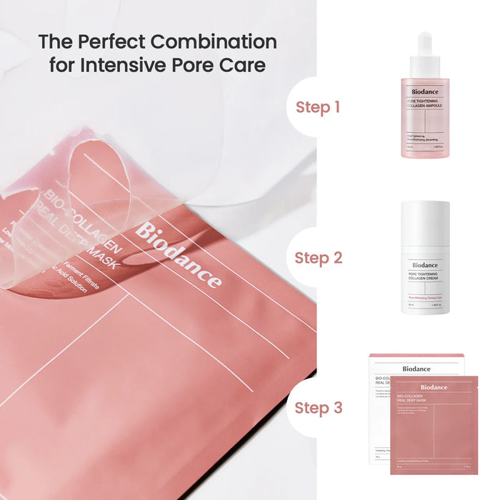 (現貨|全港免運) Biodance - 膠原蛋白深層全效面膜 (34g x 4ea) Bio-Collagen Real Deep Mask 長期韓國Olive Young面膜第一位