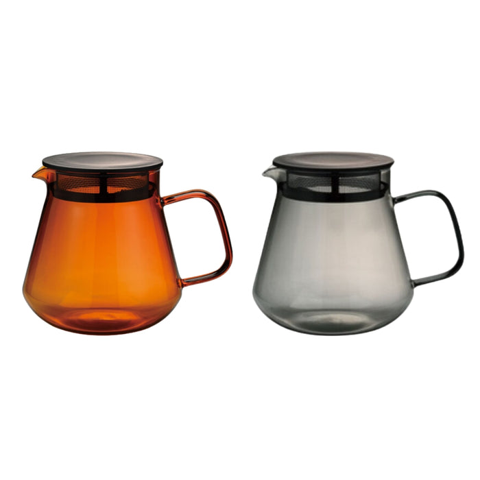 (現貨|全港免運) Hario - Colors系列 咖啡壺及茶壺兩用耐熱玻璃壺 連濾隔 (600ml) Tea & Coffee Server HCT-600【平行進口】
