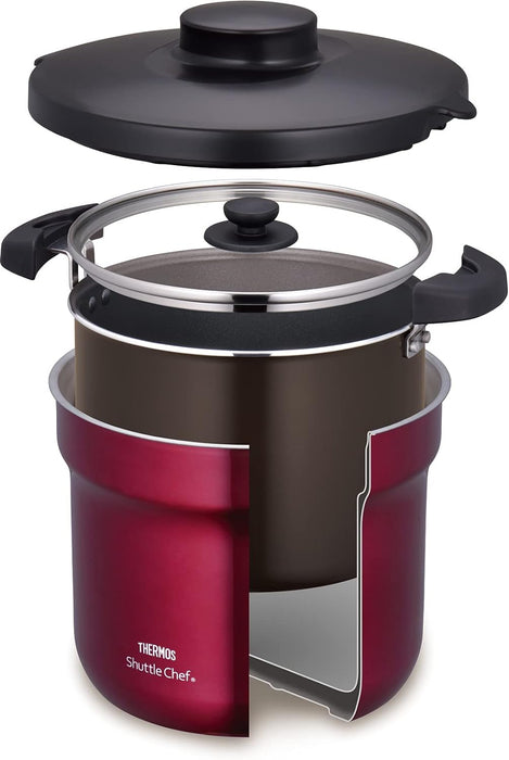 (現貨|全港免運) Thermos - 4.3L Shuttle Chef 真空保溫調理煲燜燒鍋 4-6人用 KBJ-4501【平行進口】