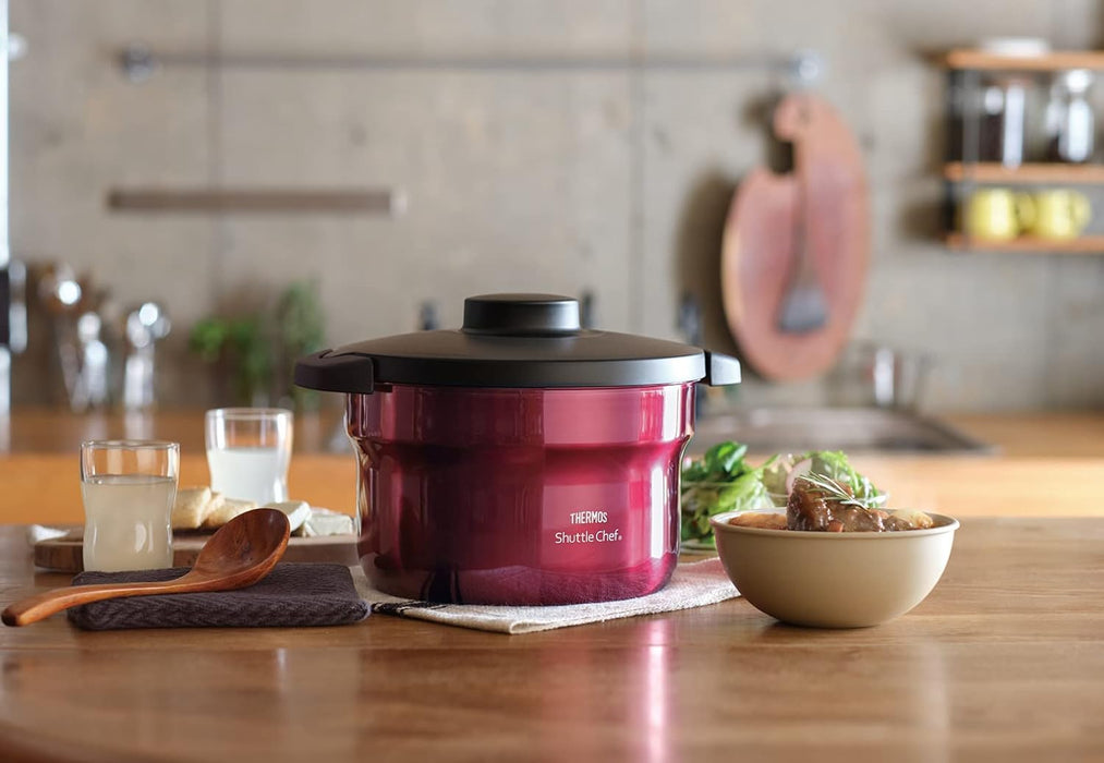 (現貨|全港免運) Thermos - 4.3L Shuttle Chef 真空保溫調理煲燜燒鍋 4-6人用 KBJ-4501【平行進口】