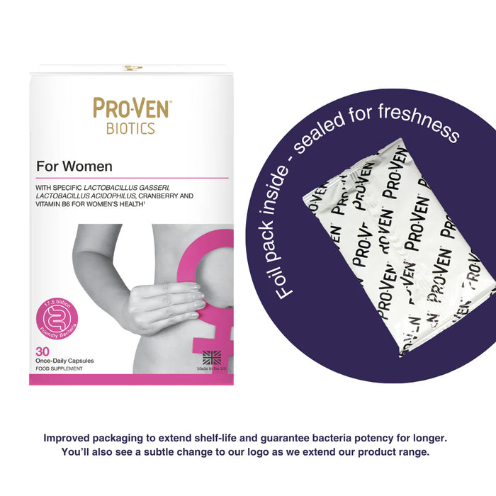 (現貨|全港免運) ProVen - 英國版 女性專用益生菌 + 蔓越莓 (30粒) Probiotic For Women【平行進口】