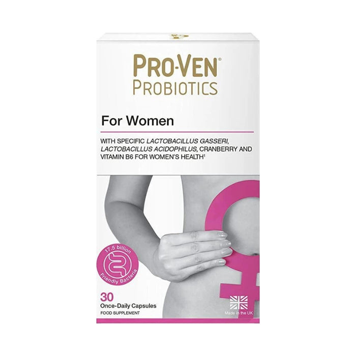(現貨|全港免運) ProVen - 英國版 女性專用益生菌 + 蔓越莓 (30粒) Probiotic For Women【平行進口】