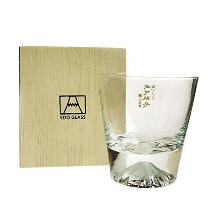 (現貨|全港免運) 田島硝子 - 江戸硝子富士山玻璃酒杯 Tajima Glass (270ml, TG15-015-R)【附真品證書卡】