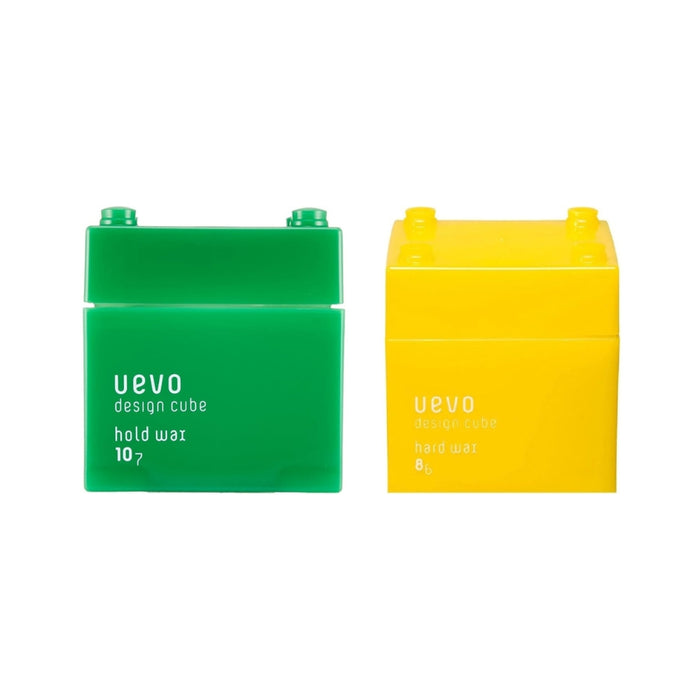(現貨|全港免運) Demi - Uevo Design Cube 日本積木造型髮蠟 Hair Wax 80G【平行進口產品】