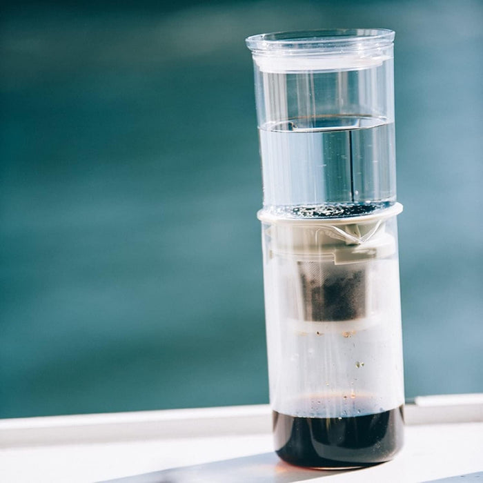 (現貨|全港免運) Hario - 水滴式冰滴咖啡壺 咖啡及茶2用 Water Dripper Drop (600ml) WDDR-5-PGR【平行進口】