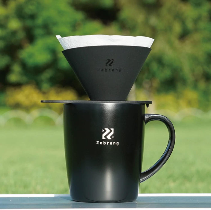 (現貨|全港免運) Hario - V60 01 Zebrang 露營戶外咖啡濾杯 矽膠濾杯 (1-2杯) ZB-VDF-01B【平行進口】