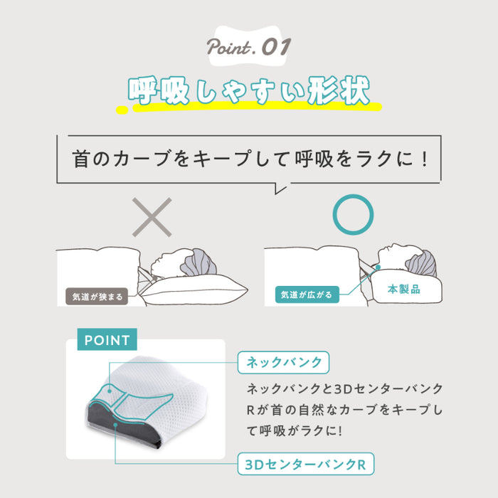 (現貨|全港免運) SU-ZI - AS Pillow (SS) 止鼾快眠枕 止鼻鼾枕頭 AS快眠枕2代 日本品牌【無盒,透明膠袋包裝】