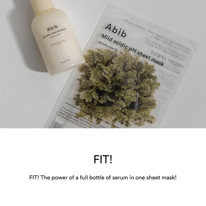 (現貨|全港免運)Abib-韓國 弱酸性復活草面膜 (30mlx10ea) Mild Acidic pH Sheet Mask【平行進口產品】