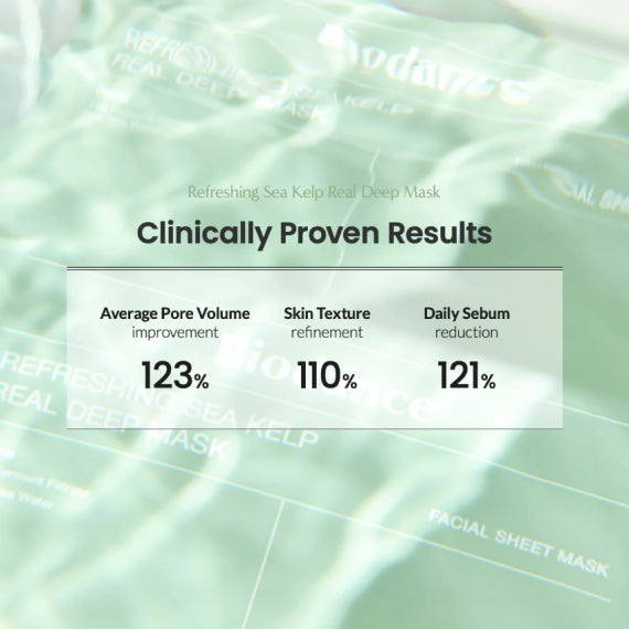 (現貨|全港免運) Biodance - 清爽海帶真深層面膜 (34g x 4ea) Refreshing Sea Kelp Real Deep Mask