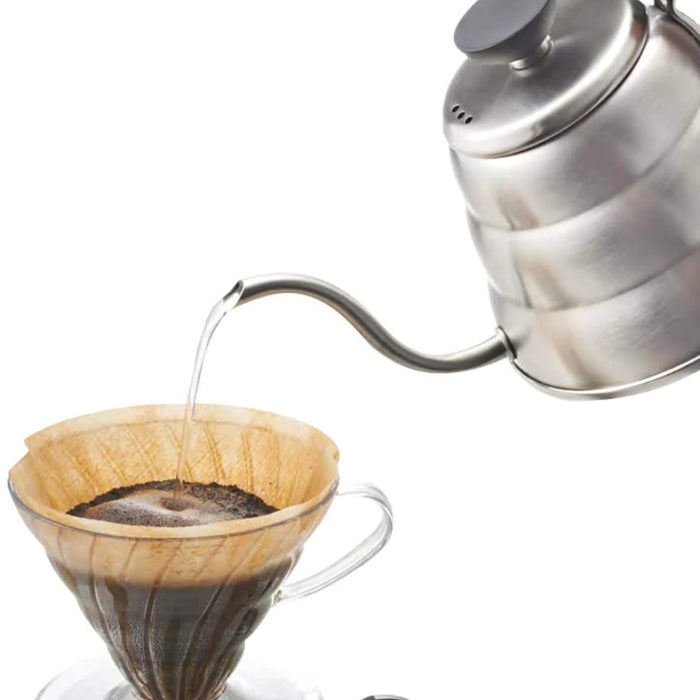 (現貨|全港免運) Hario - V60 雲朵不銹鋼細口手沖壺 日本製 (實用600ml|滿水1000ml) VKBR-100HSV【平行進口】