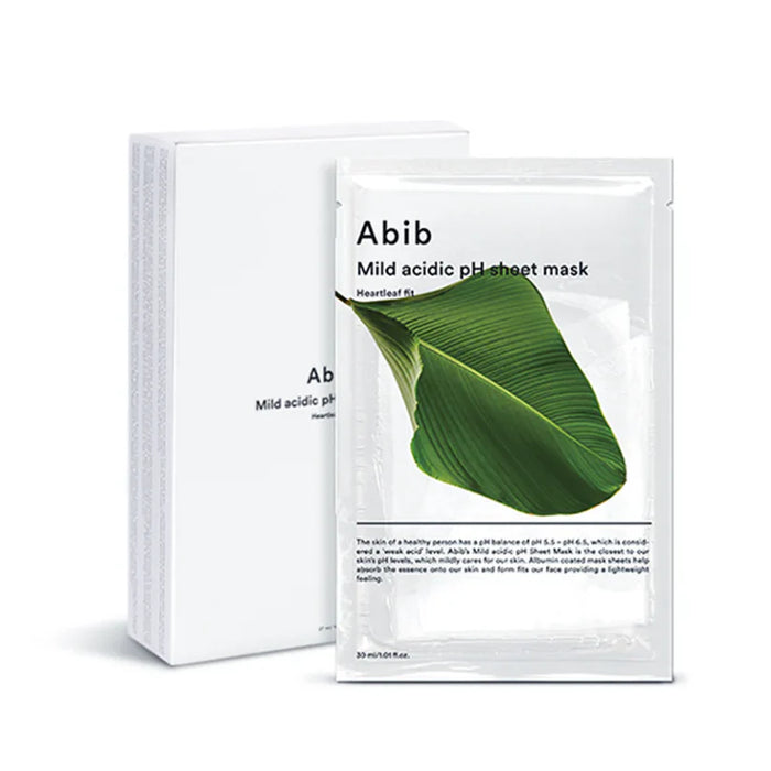 (現貨|全港免運)Abib-韓國 弱酸性魚腥草面膜 (30mlx10ea) Mild Acidic pH Sheet Mask【平行進口產品】