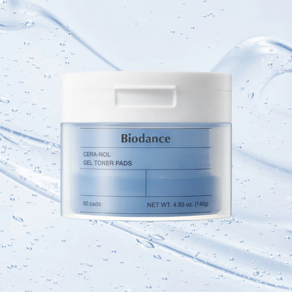(現貨|全港免運) Biodance-舒緩鎮靜凝膠爽膚棉片 60pads Cera-nol Gel Toner Pad