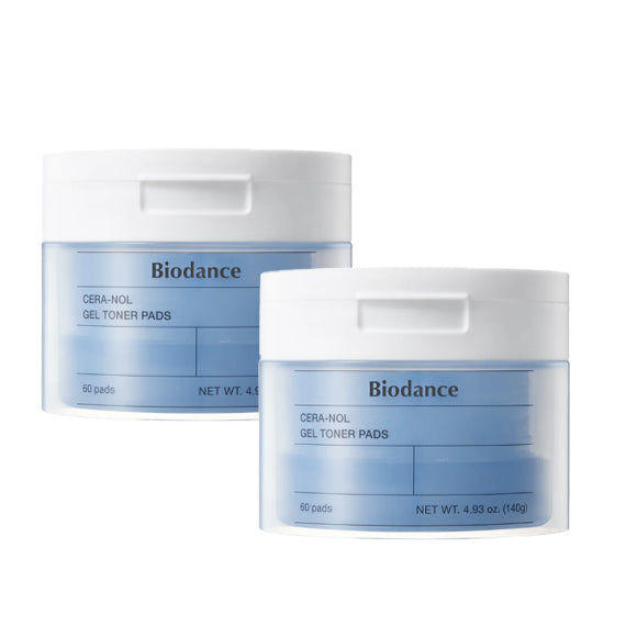 (現貨|全港免運) Biodance-舒緩鎮靜凝膠爽膚棉片 60pads Cera-nol Gel Toner Pad